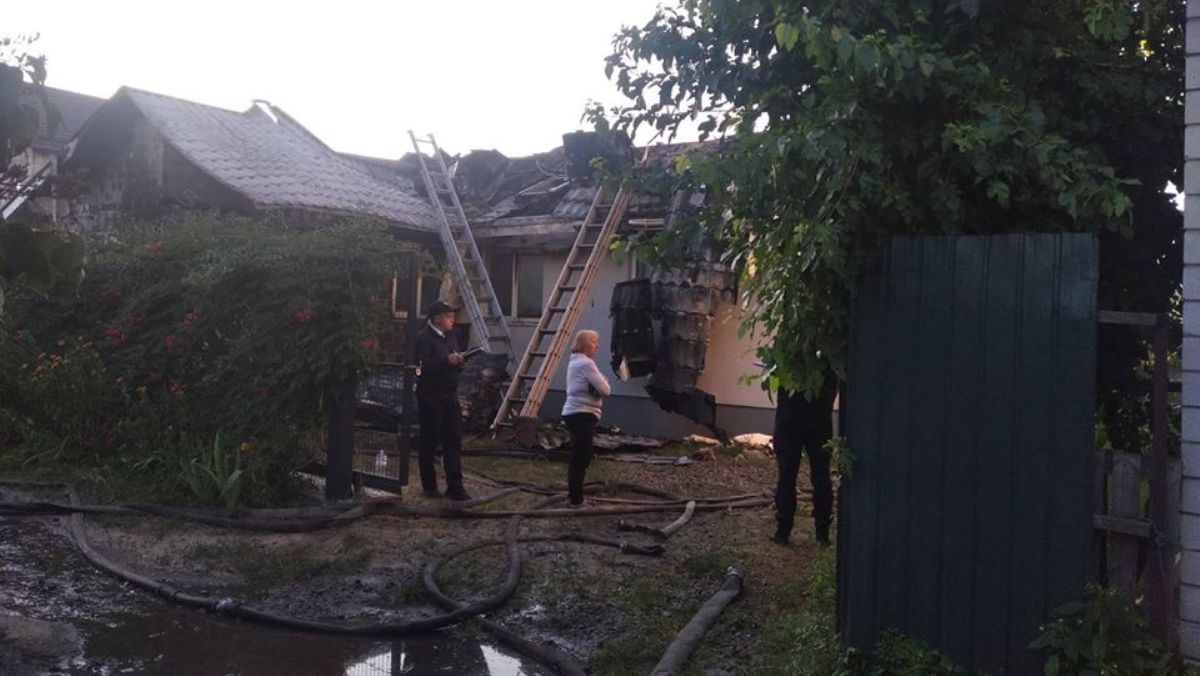 Под Киевом сгорел дом активиста Виталия Шабунина