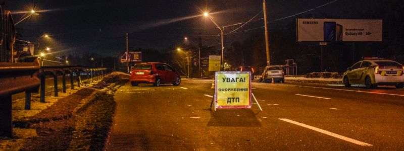Тройное ДТП на "Берестейской" в Киеве: один из водителей был сильно пьян