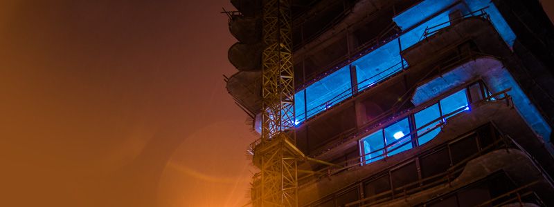 Туман на улицах Киева: как выглядит центр города ночью