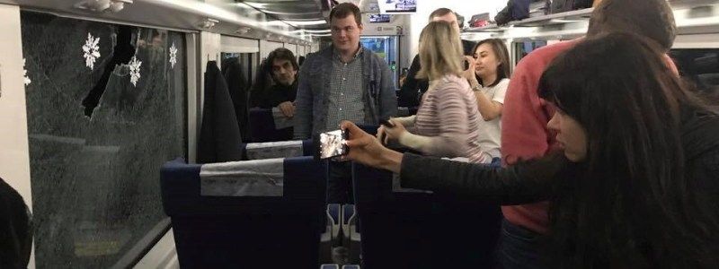 Неизвестные кинули камнем в поезд и попали в певицу Руслану