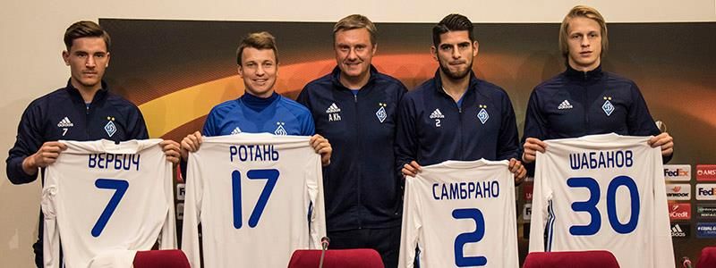 "Добро пожаловать в "Динамо": в Киеве бело-синие презентовали новых игроков