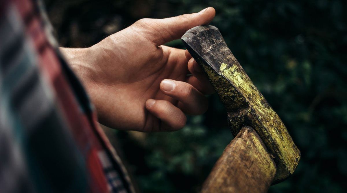 Под Киевом мужчина несколько раз рубанул топором младшего брата из-за наследства