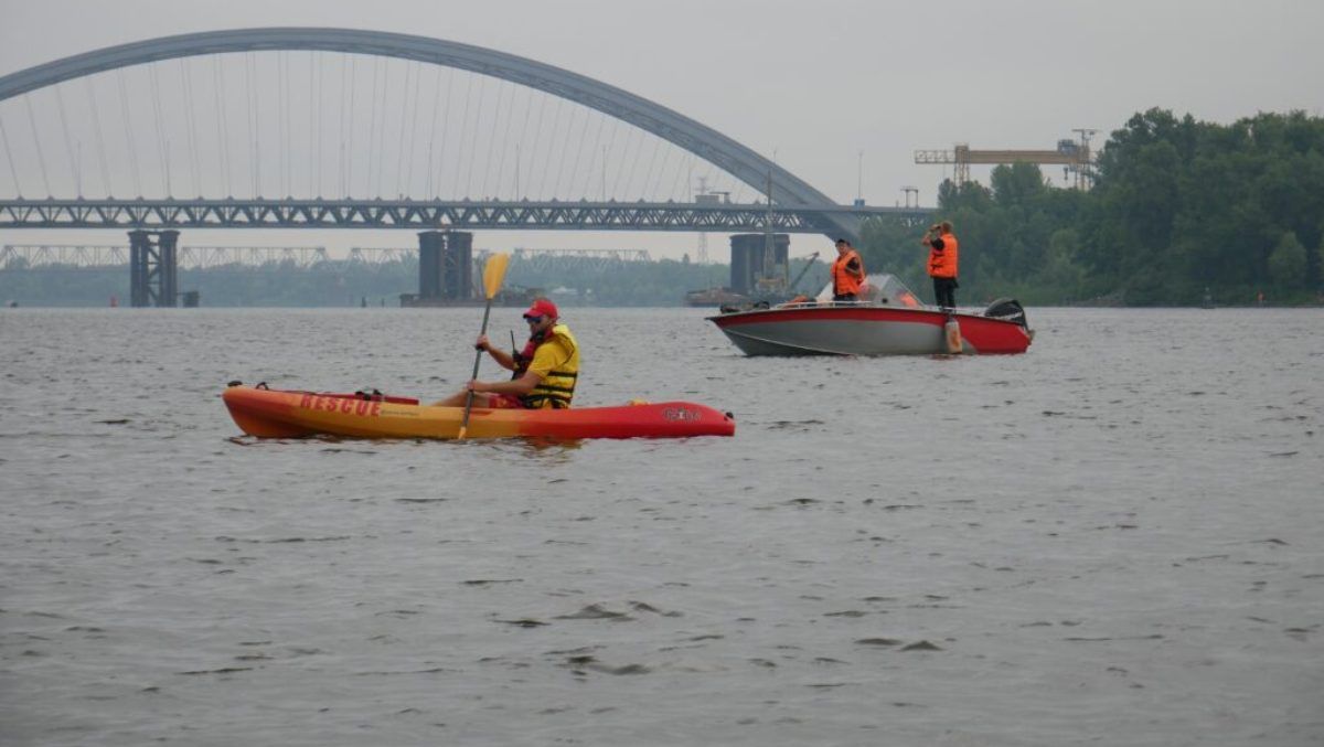 В Днепре возле Киева температура воды перешла через 20 градусов в сторону понижения