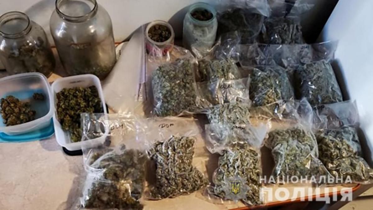 Дед с племянником выращивали и поставляли коноплю в Киев: полиция изъяла наркотиков на 1 000 000 гривен
