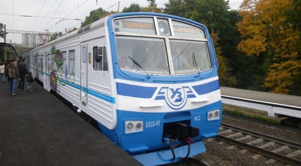 В Киеве отменили рейсы городской электрички