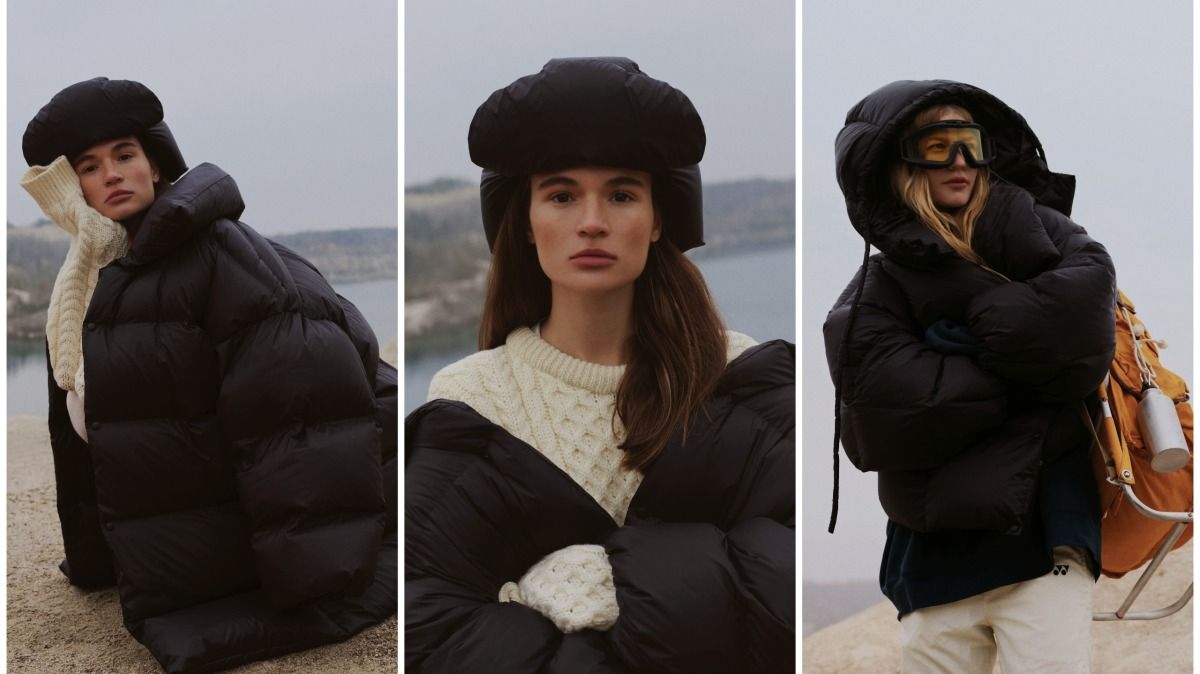 Легендарное одеяло-пуховик: Даша Кацурина выпустила новую зимнюю коллекцию