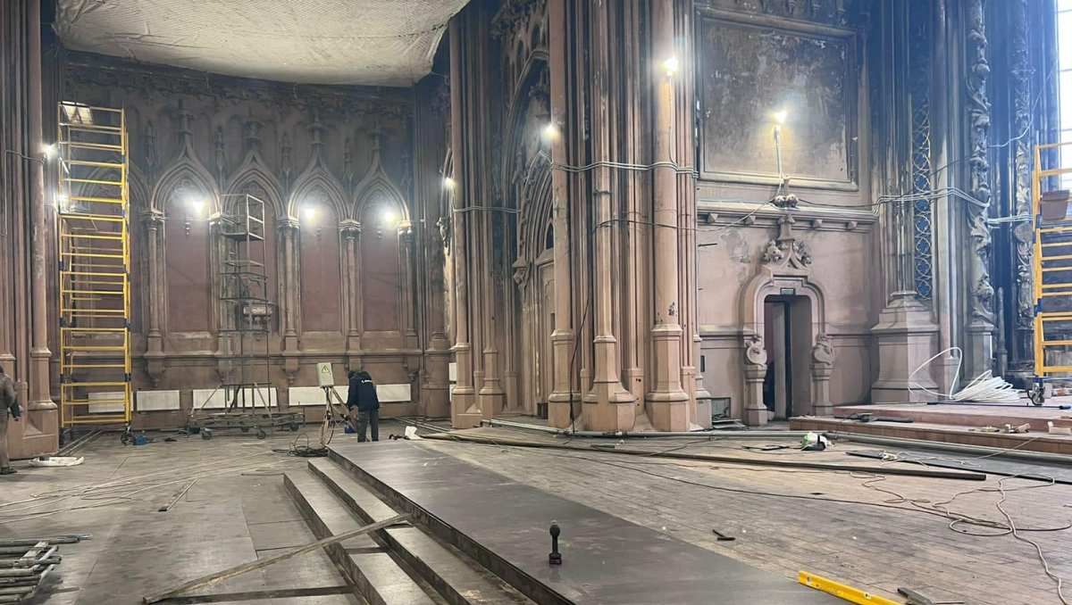 В Киеве в костеле Святого Николая завершили противоаварийные работы