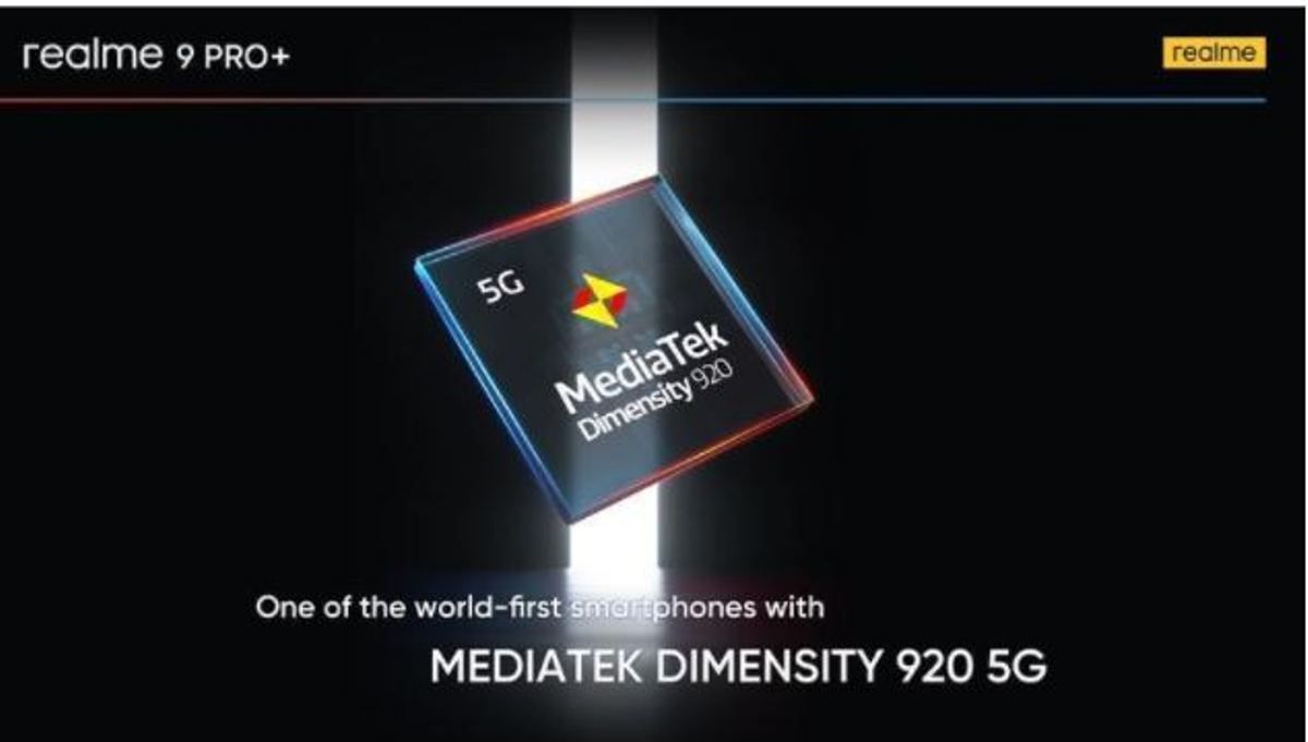 realme анонсирует серию 9 Pro 5G, которая одной из первых получит процессор MediaTek Dimensity 920 5G