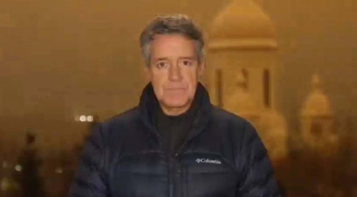 Ночной взрыв в Киеве попал в прямой эфир американского канала CBS