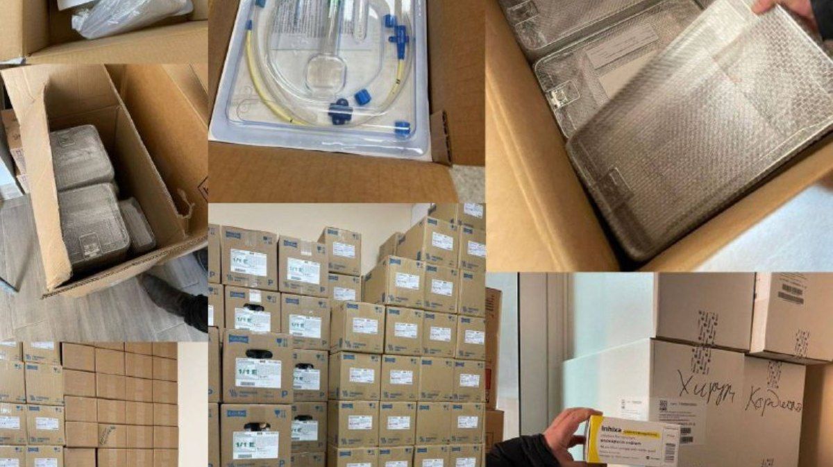 В больницы Киевской области поступило 25 тонн медикаментов