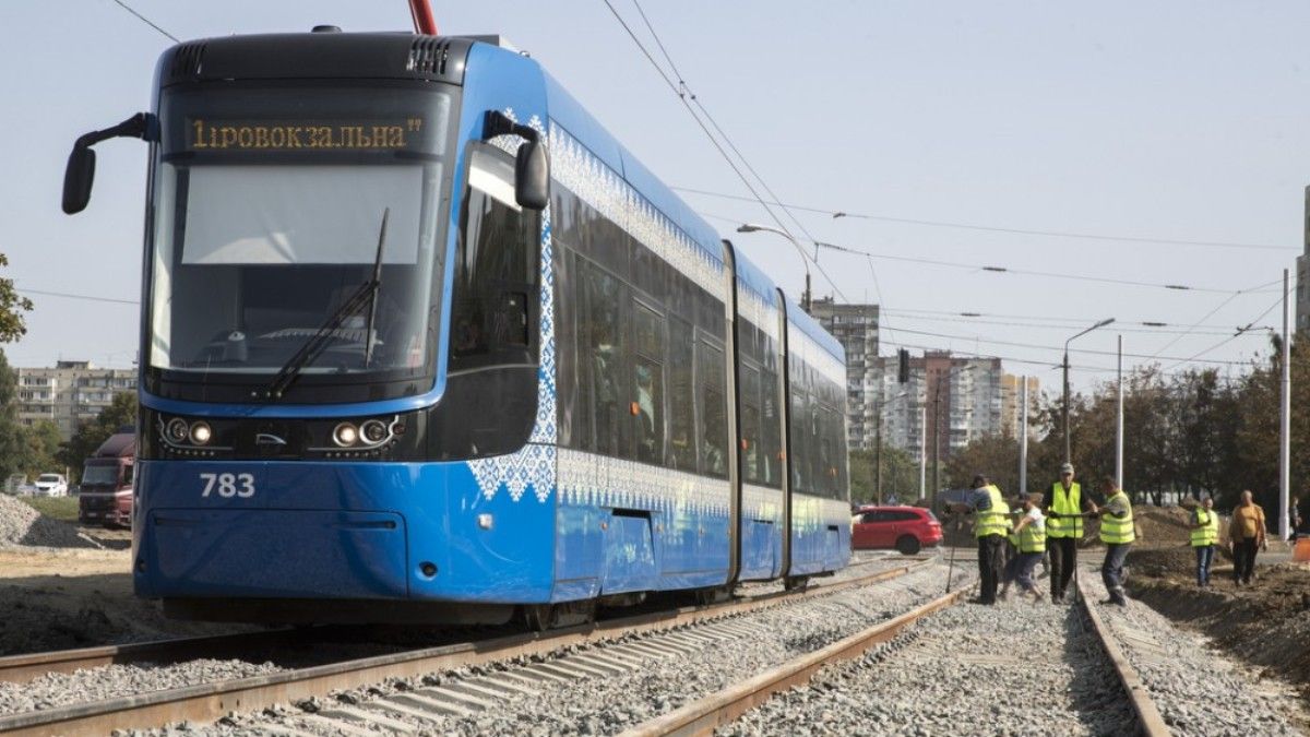 В Киеве возобновляет работу скоростной трамвай №3 «Борщаговской» линии