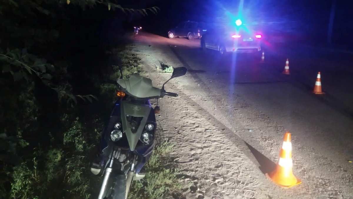 Під Києвом п'яний водій мотоскутера збив поліцейського