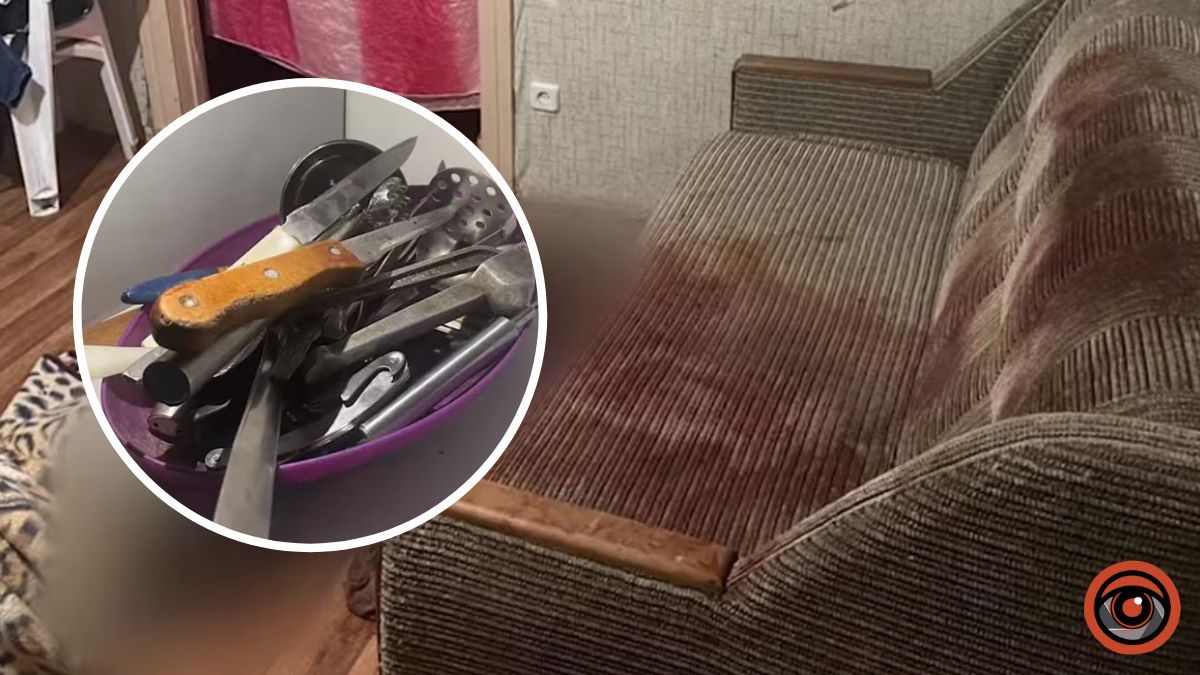 На Київщині жінка зарізала співмешканця та пішла спати