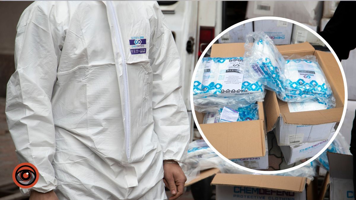 Києву передали 1000 високотехнологічних захисних комбінезонів: від хімічної, радіаційної та біологічної загроз