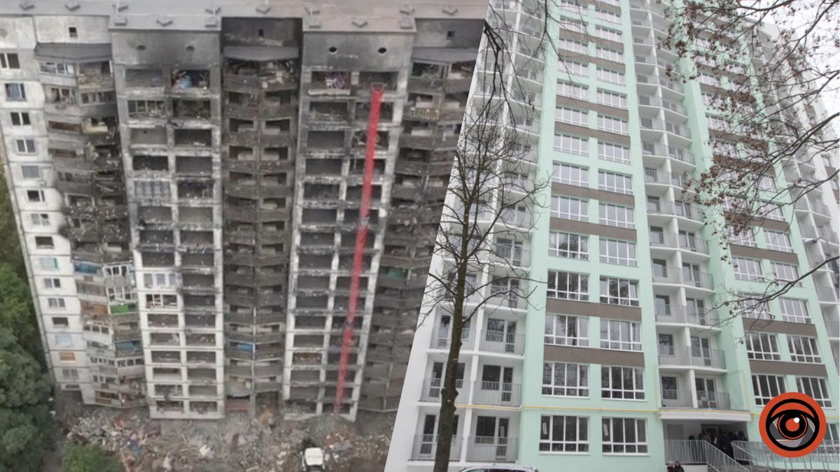 Як у Києві відновили зруйнований обстрілом будинок на Чорнобильській: мешканці готуються до заселення