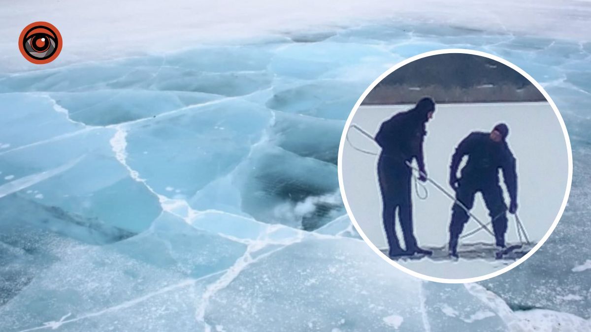 У Києві з замерзлої водойми дістали тіло чоловіка