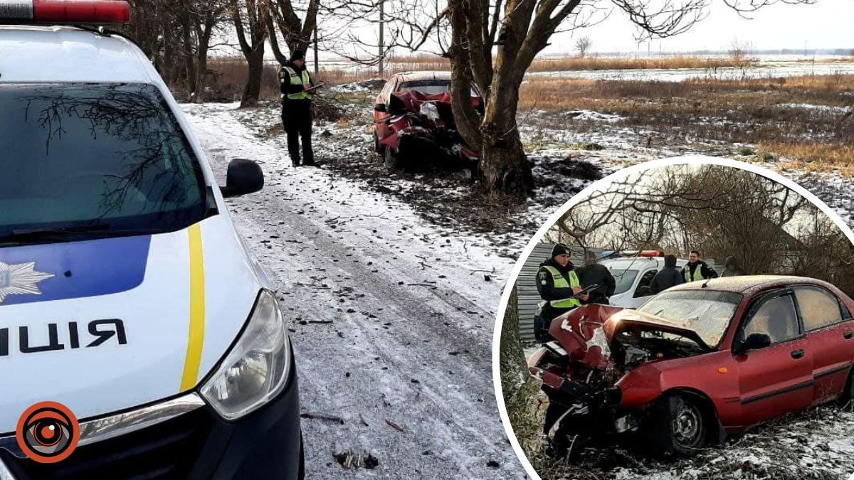 На Київщині підліток без дозволу взяв Lanos батьків та влетів у дерево