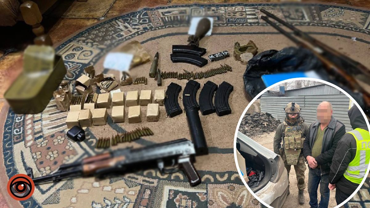 На Київщині чоловік влаштував «бізнес» з продажу автоматів та набоїв