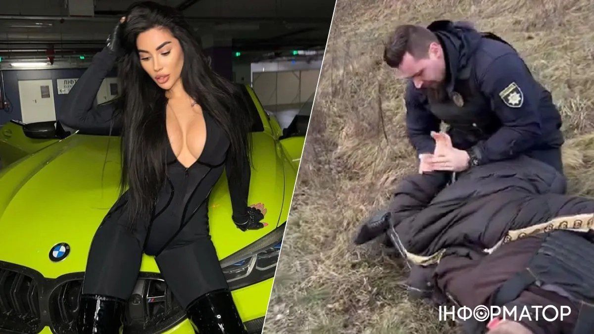 У Києві патрульні жорстко затримали інстаблогерку та її чоловіка на спортивному BMW: все про скандал, що шириться в мережі