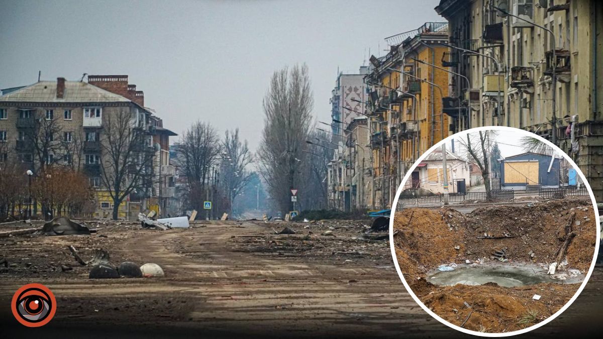 Обличчя «руського миру» без прикрас: фото Бахмуту від аеророзвідки “Фалькон”