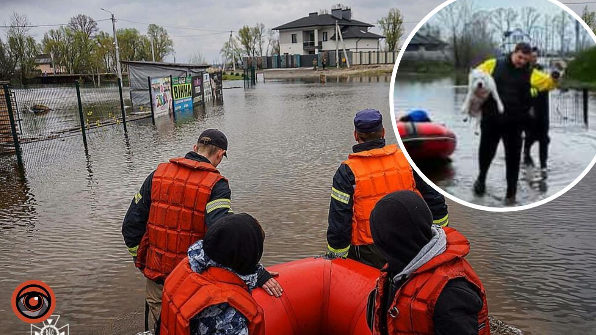 Як Київщина потерпає від підтоплень: рятувальники надають допомогу постраждалим