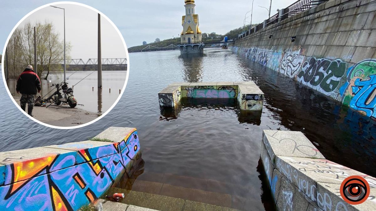 Повінь у Києві: рівень води у Дніпрі знов піднявся