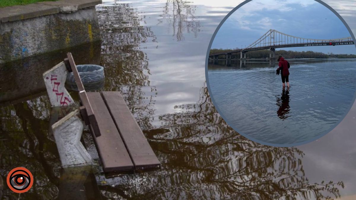 У Києві вже третій день поспіль зростає рівень води у Дніпрі