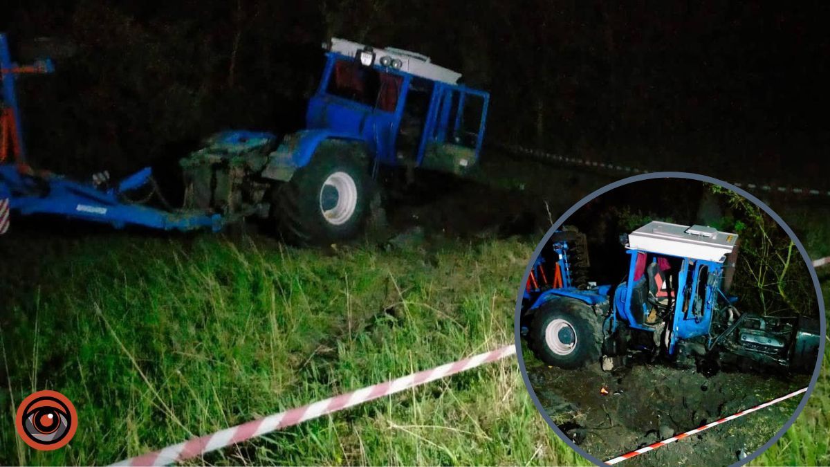На Київщині трактор підірвався на протитанковій міні
