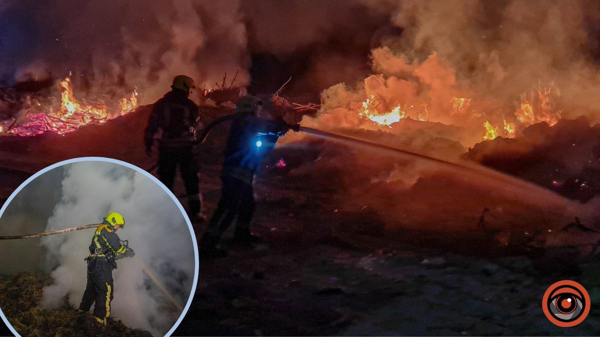 У Києві сталась масштабна пожежа: горіло пів тисячі квадратів сміття