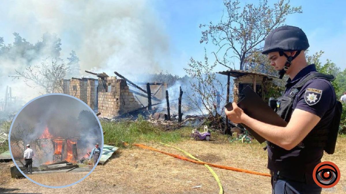 На Київщині через ракетну атаку зруйнований господарський будинок