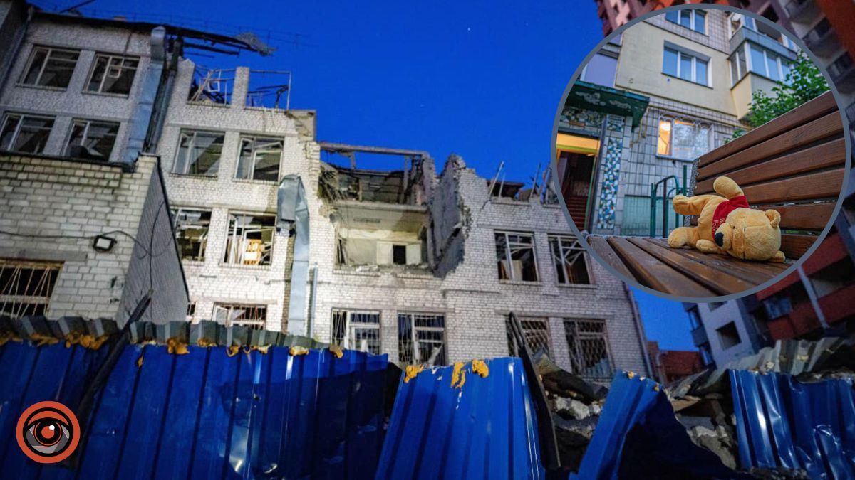 Кадри наслідків ракетної атаки на Київ 1 червня: три людини загибло, з них 1 дитина