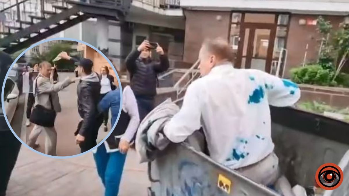 У Києві екснардепа Тараса Чорновола облили сечею, зеленкою і кинули у смітник
