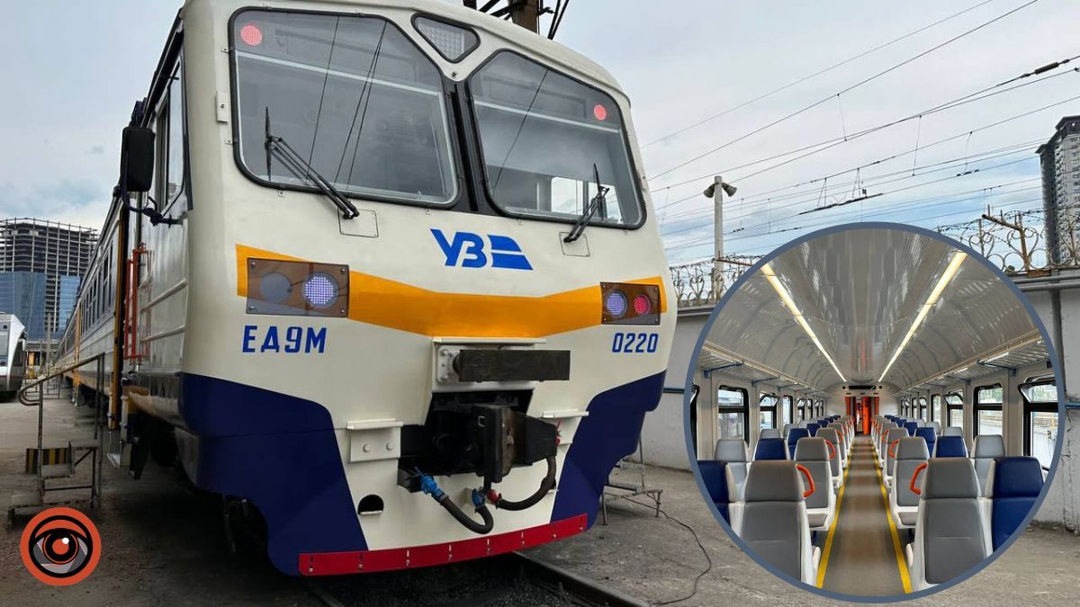 З Києва запустили оновлений приміський електропоїзд ЕД9М: як курсуватиме