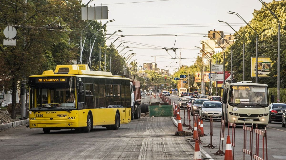 У Києві на Солом'янці перекриють рух тролейбусів: де і коли