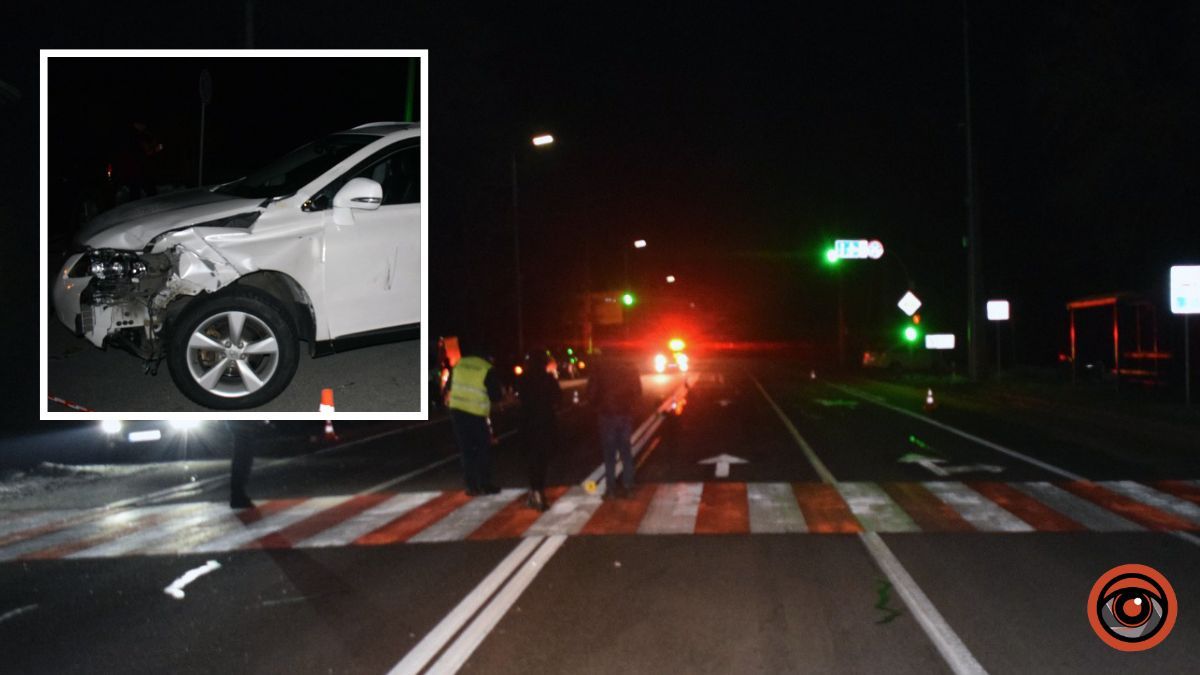 У Києві Lexus насмерть збив жінку на пішоходному переході: водію повідомили про підозру