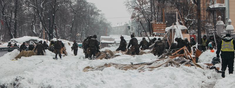 Зачистка палаточного городка у Верховной Рады: все подробности