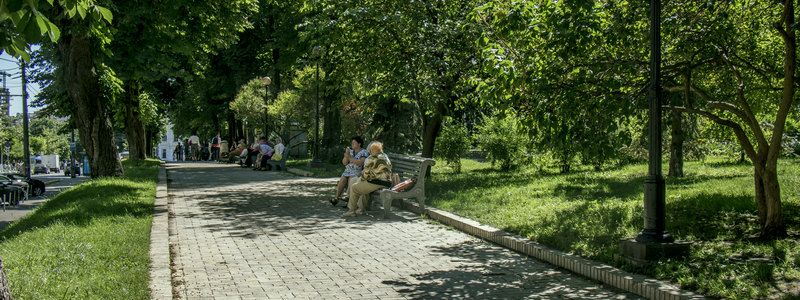 Как выглядит парк Шевченко в Киеве после гуляний фанатов "Ливерпуля"