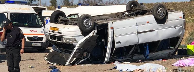 ДТП с маршруткой в Запорожской области: 12 человек пострадали, погибли 5 детей