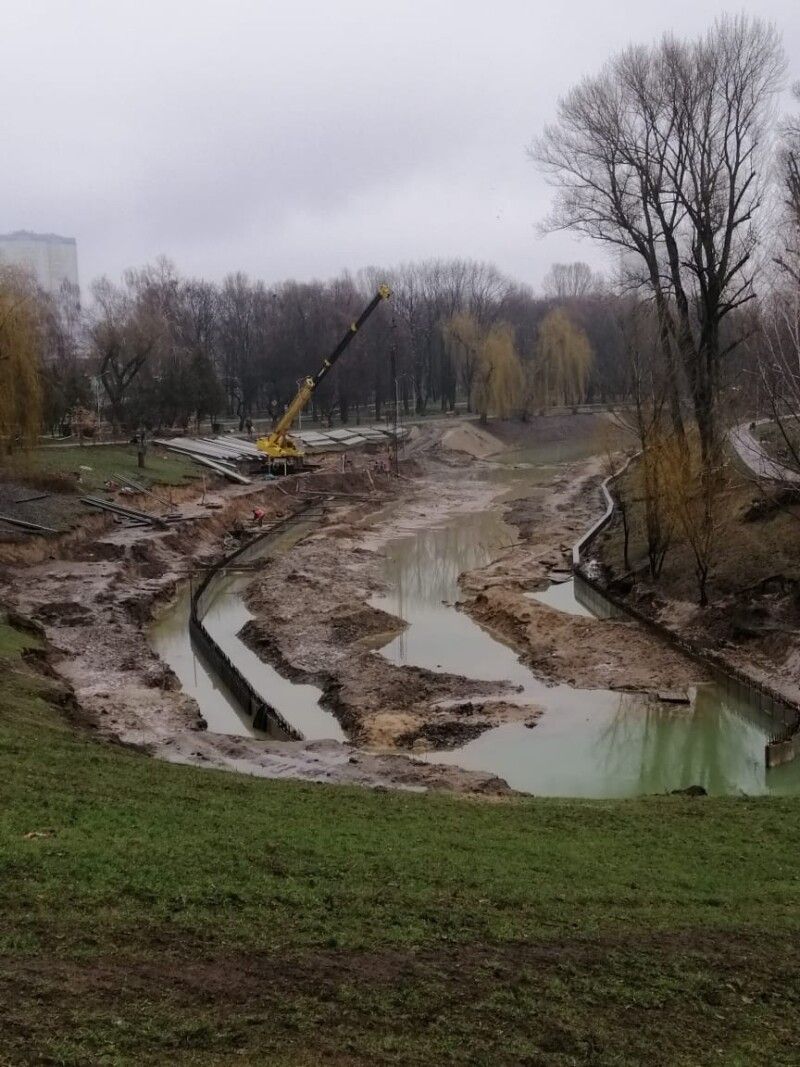 Озеро все ніяк не могли привести до ладу.