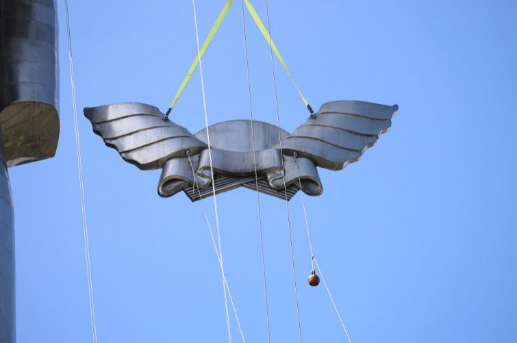 Зібраний докупи герб став частиною експозиції музею