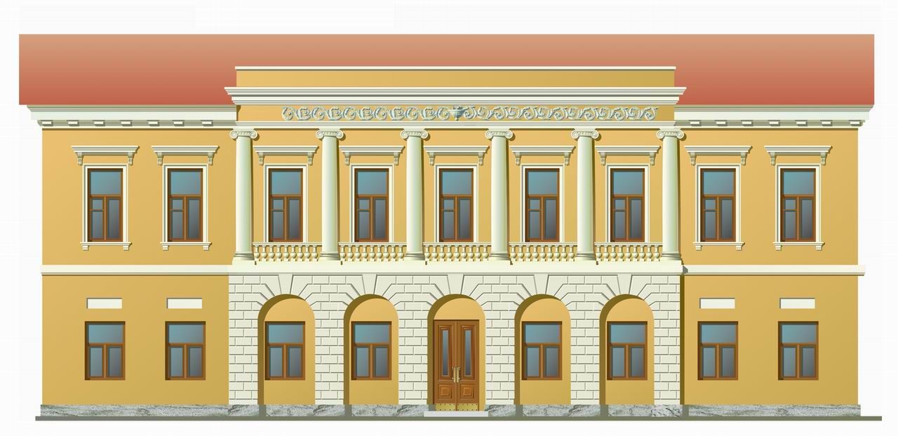 Вот так мог бы выглядеть отремонтированный особняк. Фото - kyiv-heritage-guide