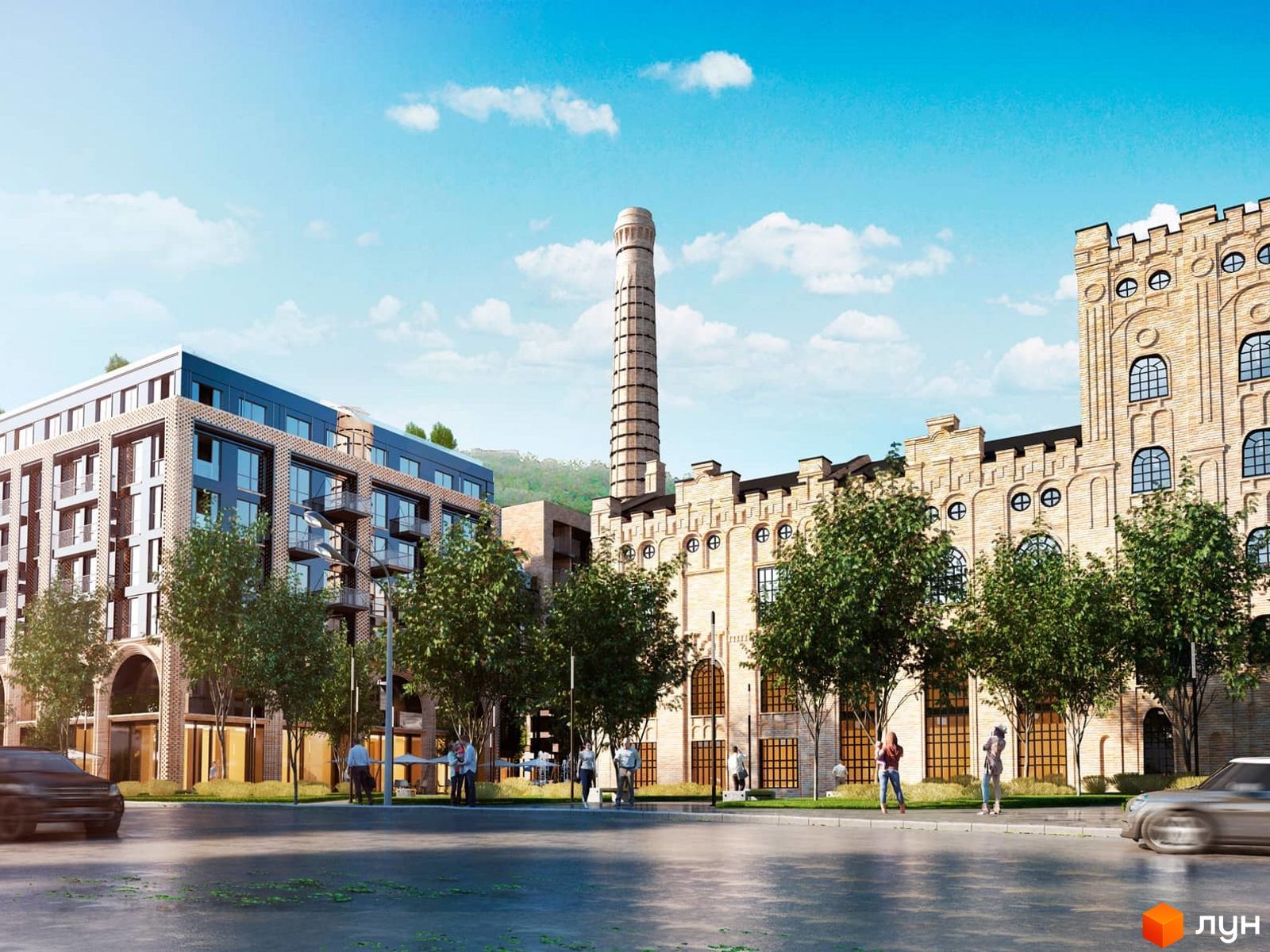 На місці колишньої броварні зроблять сучасний простір. На місці колишньої броварні зроблять сучасний простір.