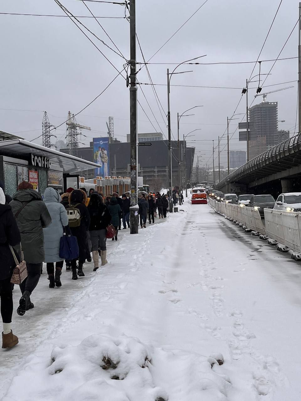 Снег в Киеве