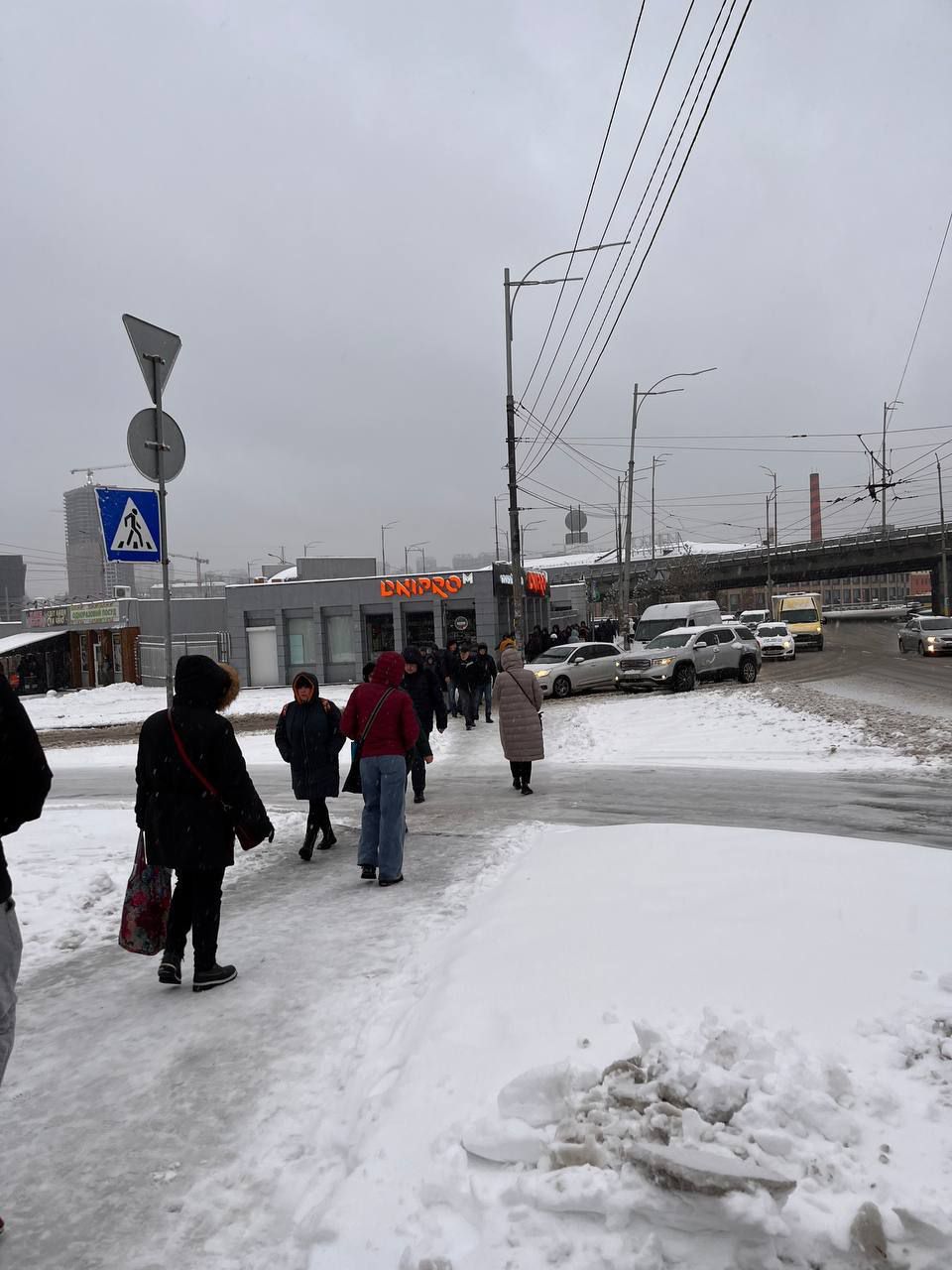 Снег в Киеве