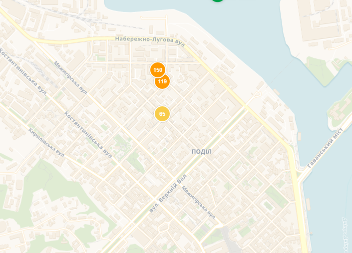 Найгірше повітря у Києві наразі на Подолі