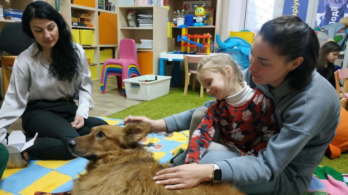 Підготовка собак до участі у терапії триває до 2 років. Підготовка собак до участі у терапії триває до 2 років.