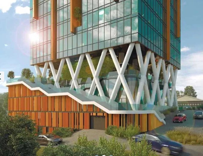 Так выглядит проект офисного центра, разработанный предыдущим владельцем