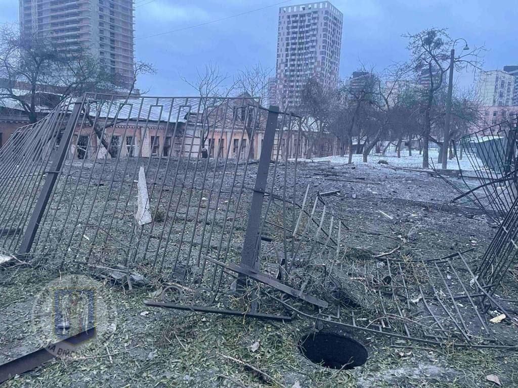 Последствия удара по Киеву