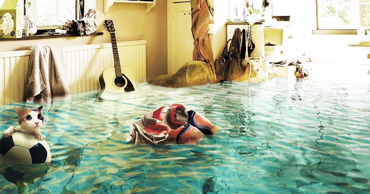 Чоловік вчергове затопив сусідів і всім перекрили воду.