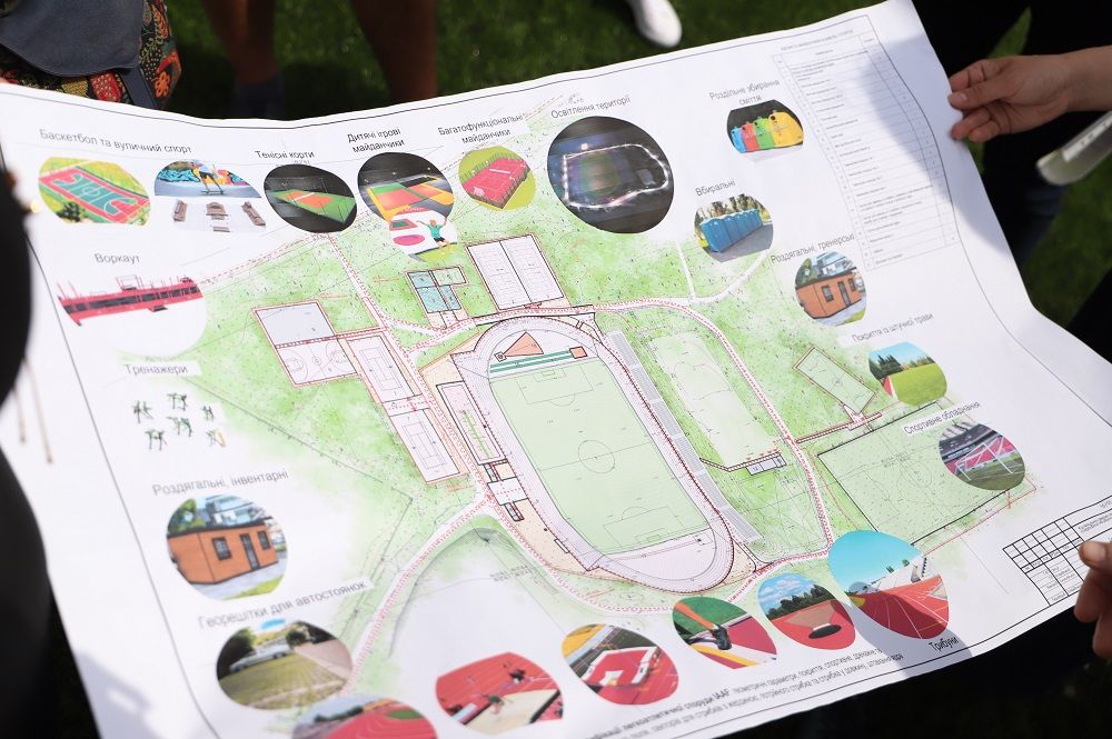 Стадіон у Києві ремонтували за бюджетні кошти.